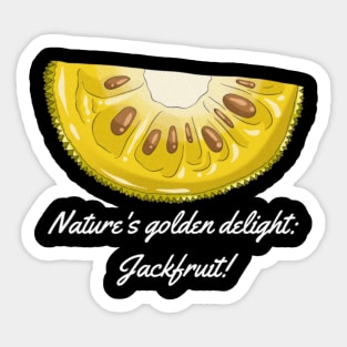 Nature's golden delight: Jackfruit! Sticker